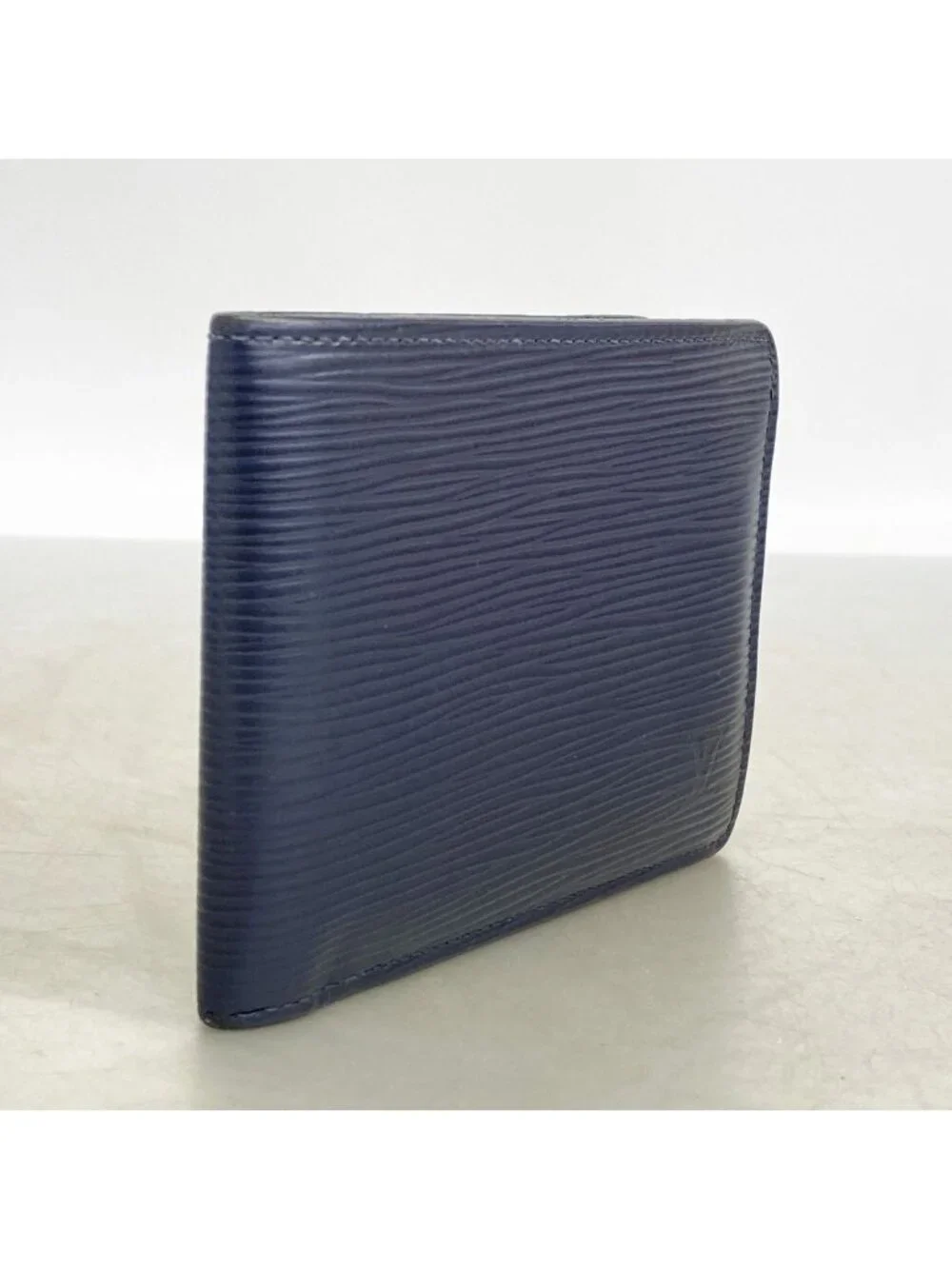 Louis Vuitton Billfold Epi Portefeuille Multiple Blue Marine Wallet